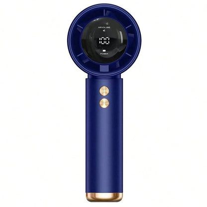 [Adjustable USB Personal Mini Fan] Rechargeable Handheld Turbo Fan- 100 Adjustable Speeds, Portable Fan Perfect For Beach, Indoor And Outdoor