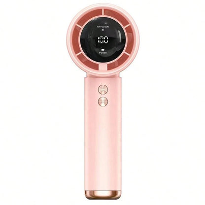[Adjustable USB Personal Mini Fan] Rechargeable Handheld Turbo Fan- 100 Adjustable Speeds, Portable Fan Perfect For Beach, Indoor And Outdoor
