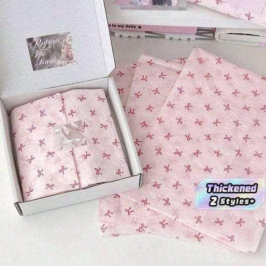 Aesthetics 5/10pcs 19.68in*27.56in Bowknot Sydney Wrapping Paper Bouquet Packaging Materials Back To School