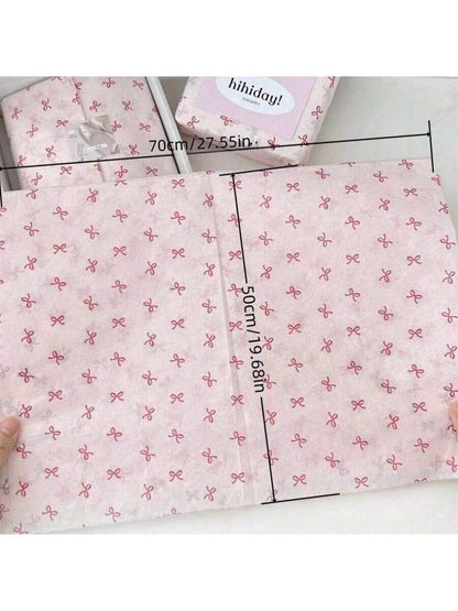 Aesthetics 5/10pcs 19.68in*27.56in Bowknot Sydney Wrapping Paper Bouquet Packaging Materials Back To School