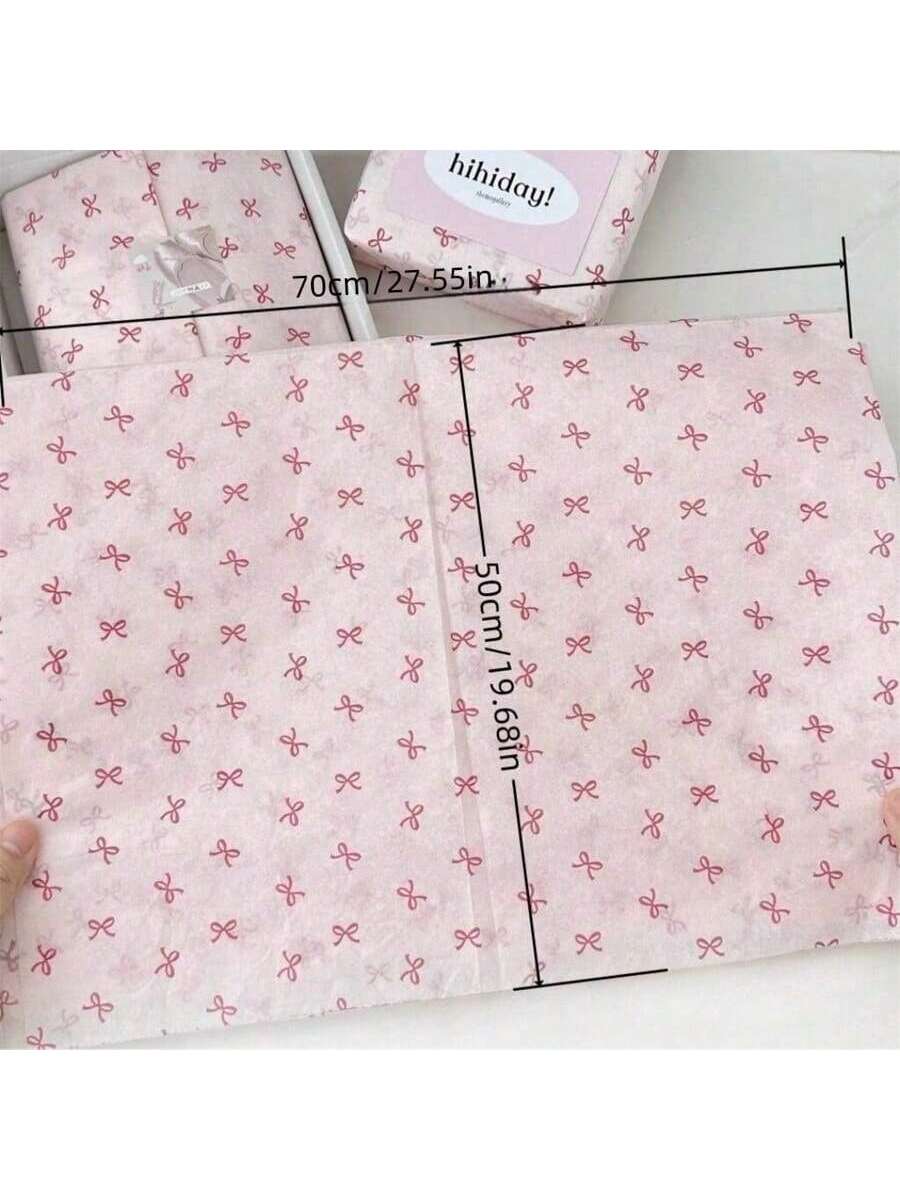Aesthetics 5/10pcs 19.68in*27.56in Bowknot Sydney Wrapping Paper Bouquet Packaging Materials Back To School