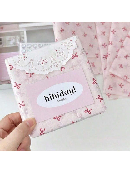 Aesthetics 5/10pcs 19.68in*27.56in Bowknot Sydney Wrapping Paper Bouquet Packaging Materials Back To School