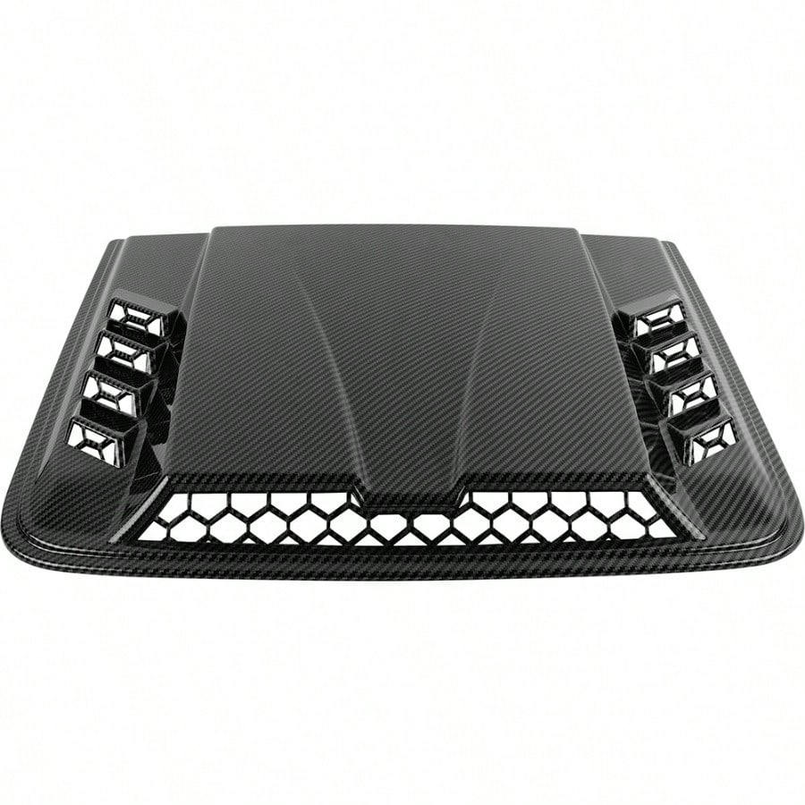 Air Flow Intake Hood Scoop Vent Cover Carbon For Chevrolet 1500 2500