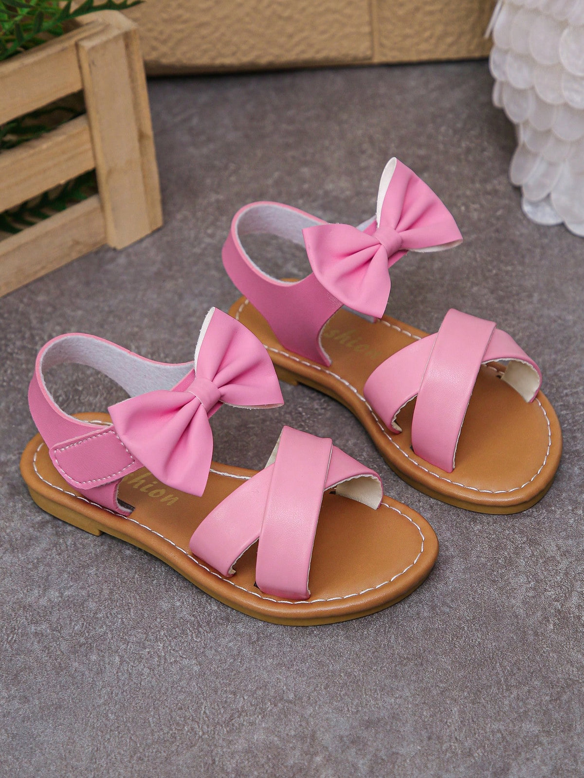 All-Season Essential| Unisex Kids Sandals| Hook And Loop Design For Easy Wear, Cloud-Like Comfort, Durable Material| Best Companion For School, Beach, Speeches, Red Carpet, Daily Commute!, Back To