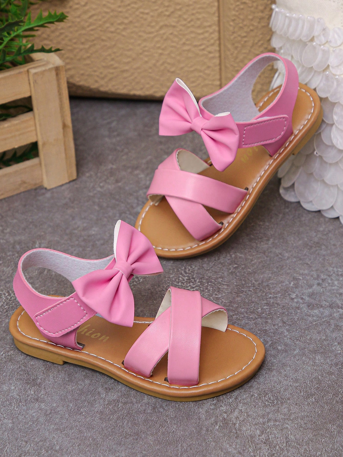 All-Season Essential| Unisex Kids Sandals| Hook And Loop Design For Easy Wear, Cloud-Like Comfort, Durable Material| Best Companion For School, Beach, Speeches, Red Carpet, Daily Commute!, Back To