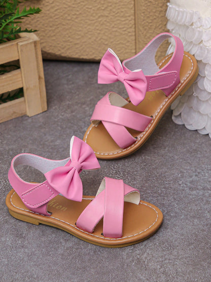All-Season Essential| Unisex Kids Sandals| Hook And Loop Design For Easy Wear, Cloud-Like Comfort, Durable Material| Best Companion For School, Beach, Speeches, Red Carpet, Daily Commute!, Back To