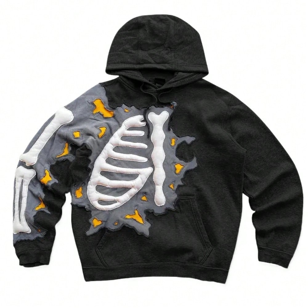 American Y2K Hip-Hop Letter Printing Hot-Selling Hoodie Personalized Street Men's And Women's Loose Zipper