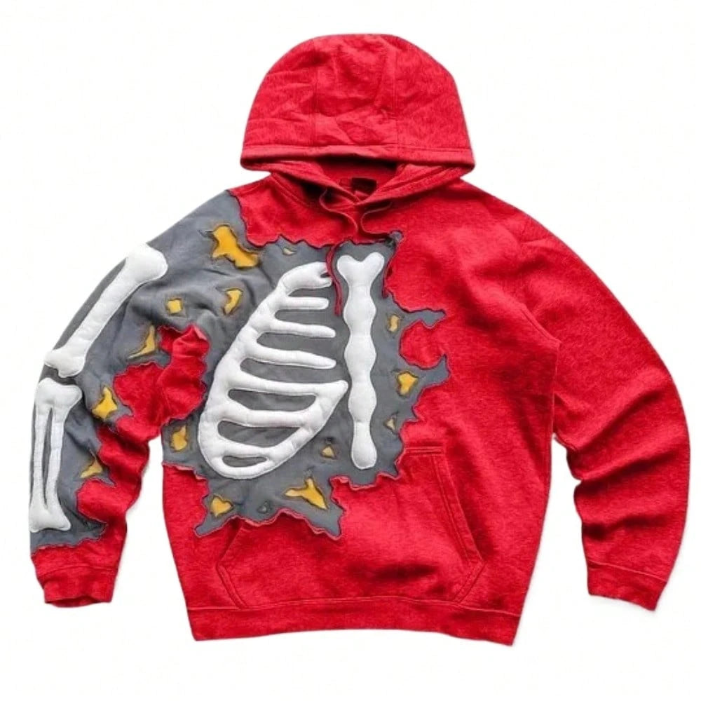 American Y2K Hip-Hop Letter Printing Hot-Selling Hoodie Personalized Street Men's And Women's Loose Zipper