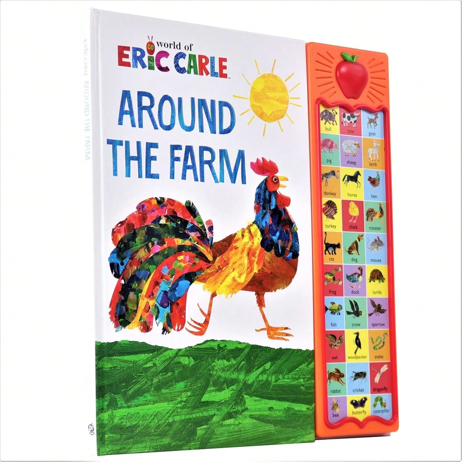 Around The Farm Sound Book, Kids Books, 30-Button Interactive Farm Animal Sounds| Early Learning & First Words Book For Toddlers| Durable Board Book For Ages 1–3, Baby Books