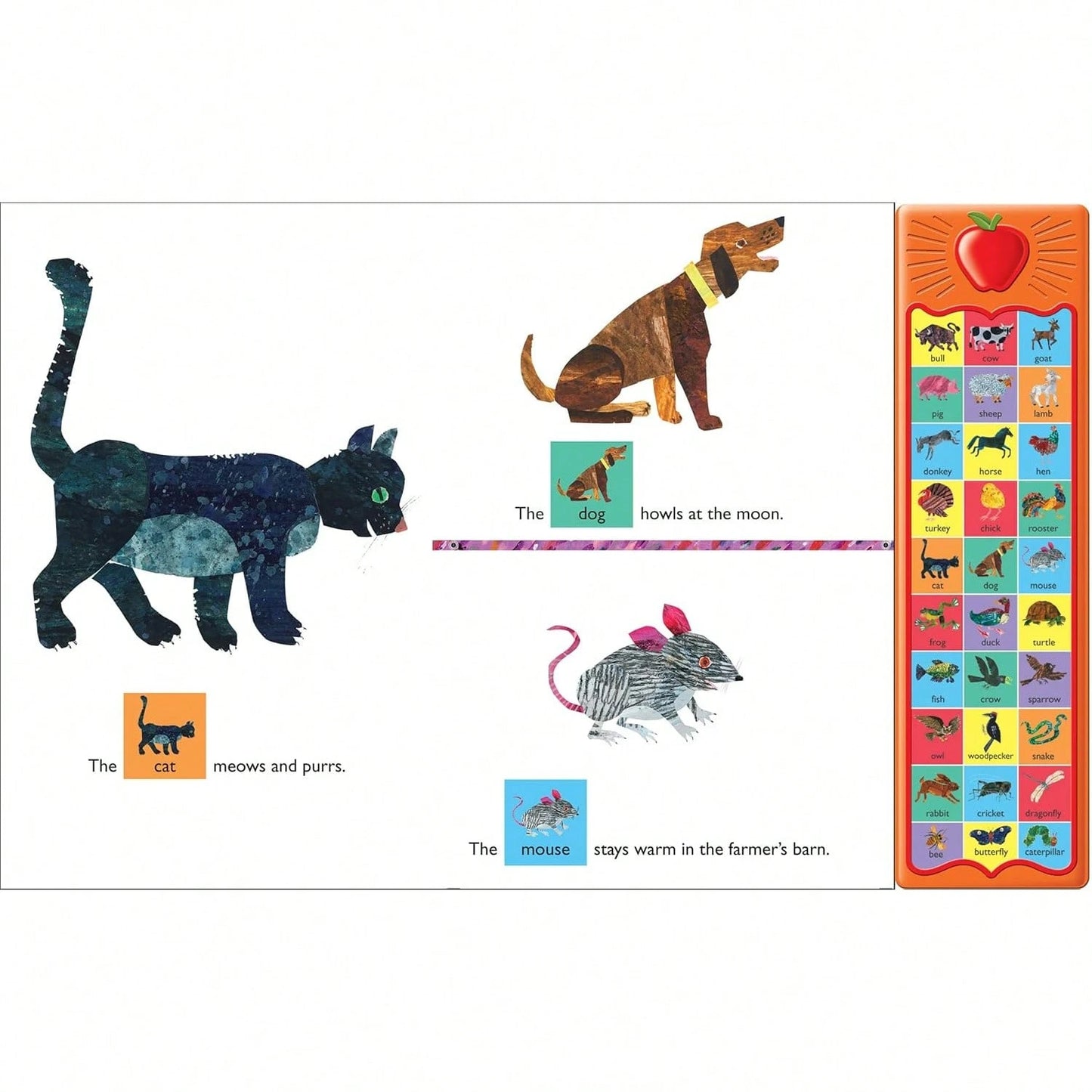 Around The Farm Sound Book, Kids Books, 30-Button Interactive Farm Animal Sounds| Early Learning & First Words Book For Toddlers| Durable Board Book For Ages 1–3, Baby Books