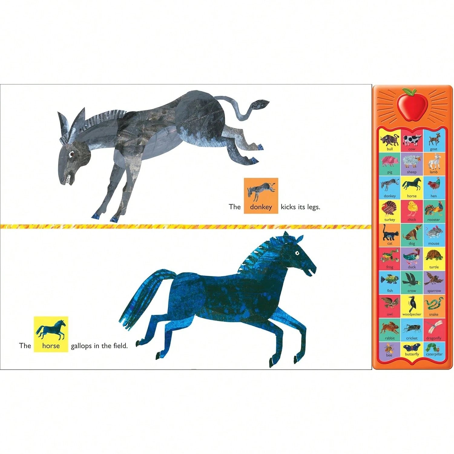 Around The Farm Sound Book, Kids Books, 30-Button Interactive Farm Animal Sounds| Early Learning & First Words Book For Toddlers| Durable Board Book For Ages 1–3, Baby Books