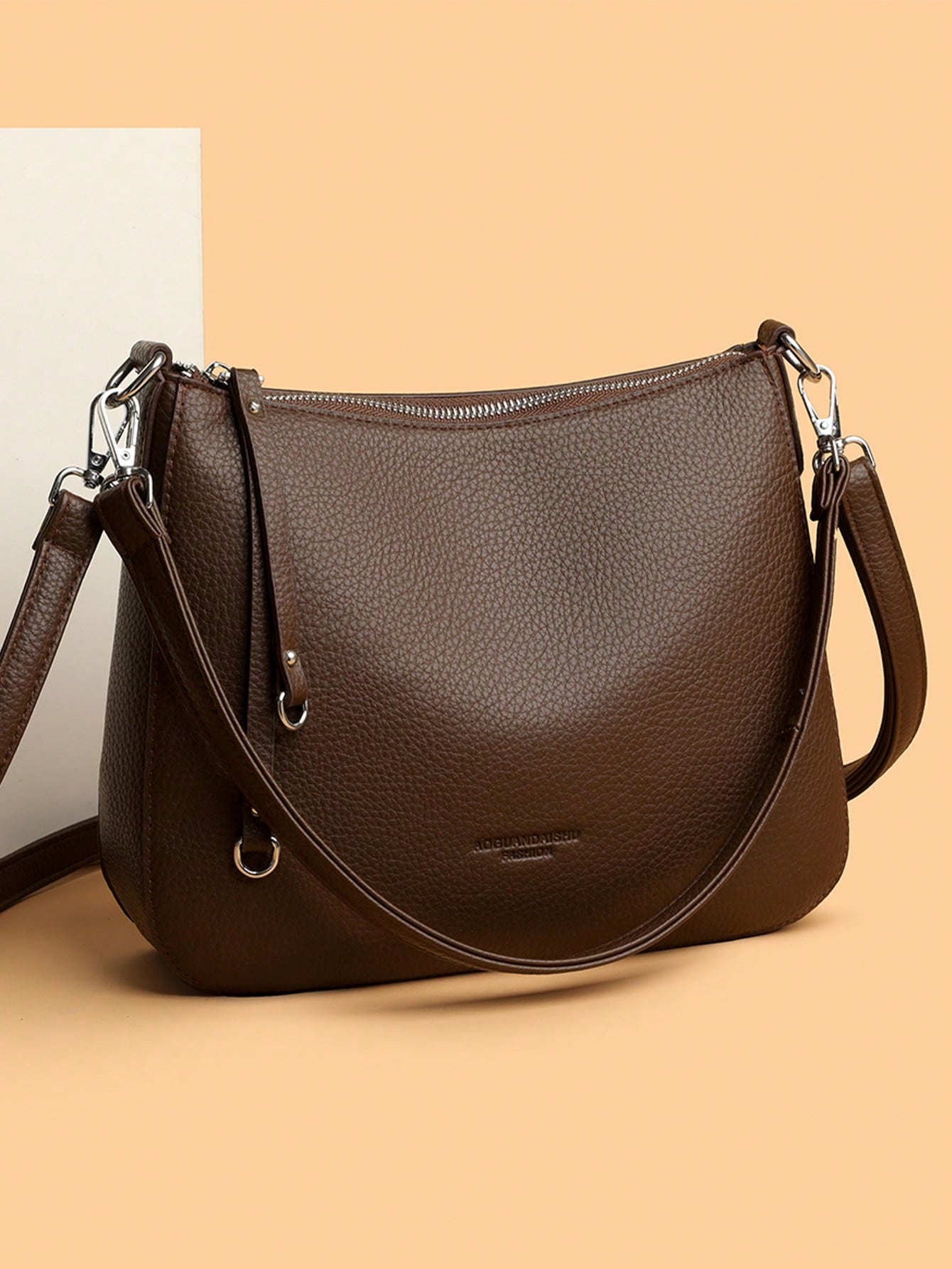 Authentic Women's Soft PU Leather Shoulder Bag, Luxury Designer Crossbody Bag, Casual Tote Bag, Messenger Commuter Bag, A Main