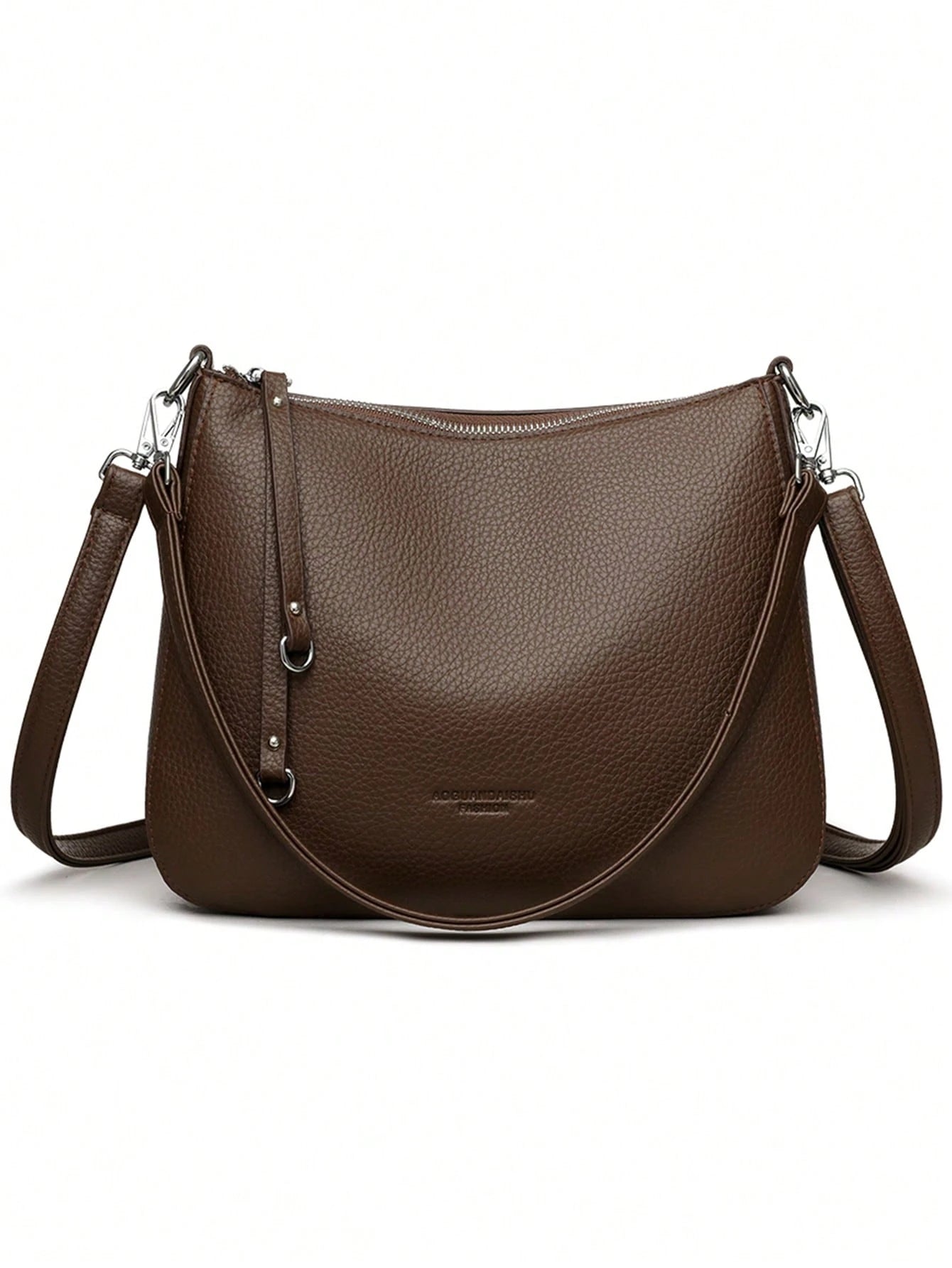 Authentic Women's Soft PU Leather Shoulder Bag, Luxury Designer Crossbody Bag, Casual Tote Bag, Messenger Commuter Bag, A Main