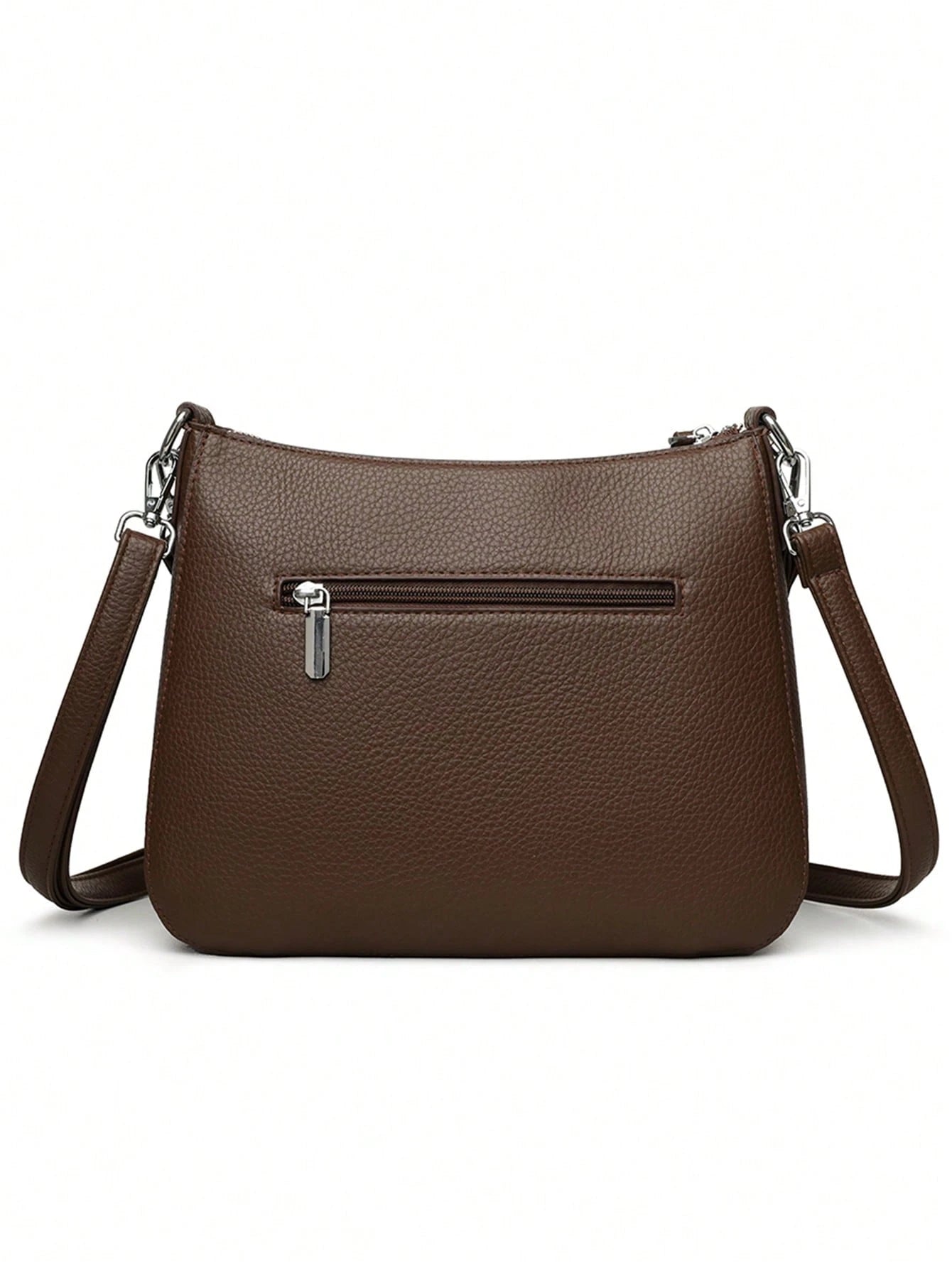 Authentic Women's Soft PU Leather Shoulder Bag, Luxury Designer Crossbody Bag, Casual Tote Bag, Messenger Commuter Bag, A Main