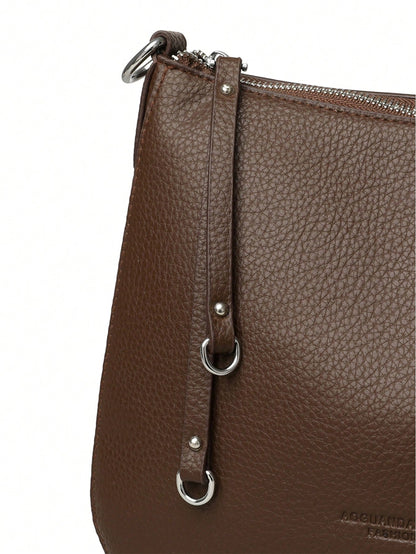 Authentic Women's Soft PU Leather Shoulder Bag, Luxury Designer Crossbody Bag, Casual Tote Bag, Messenger Commuter Bag, A Main