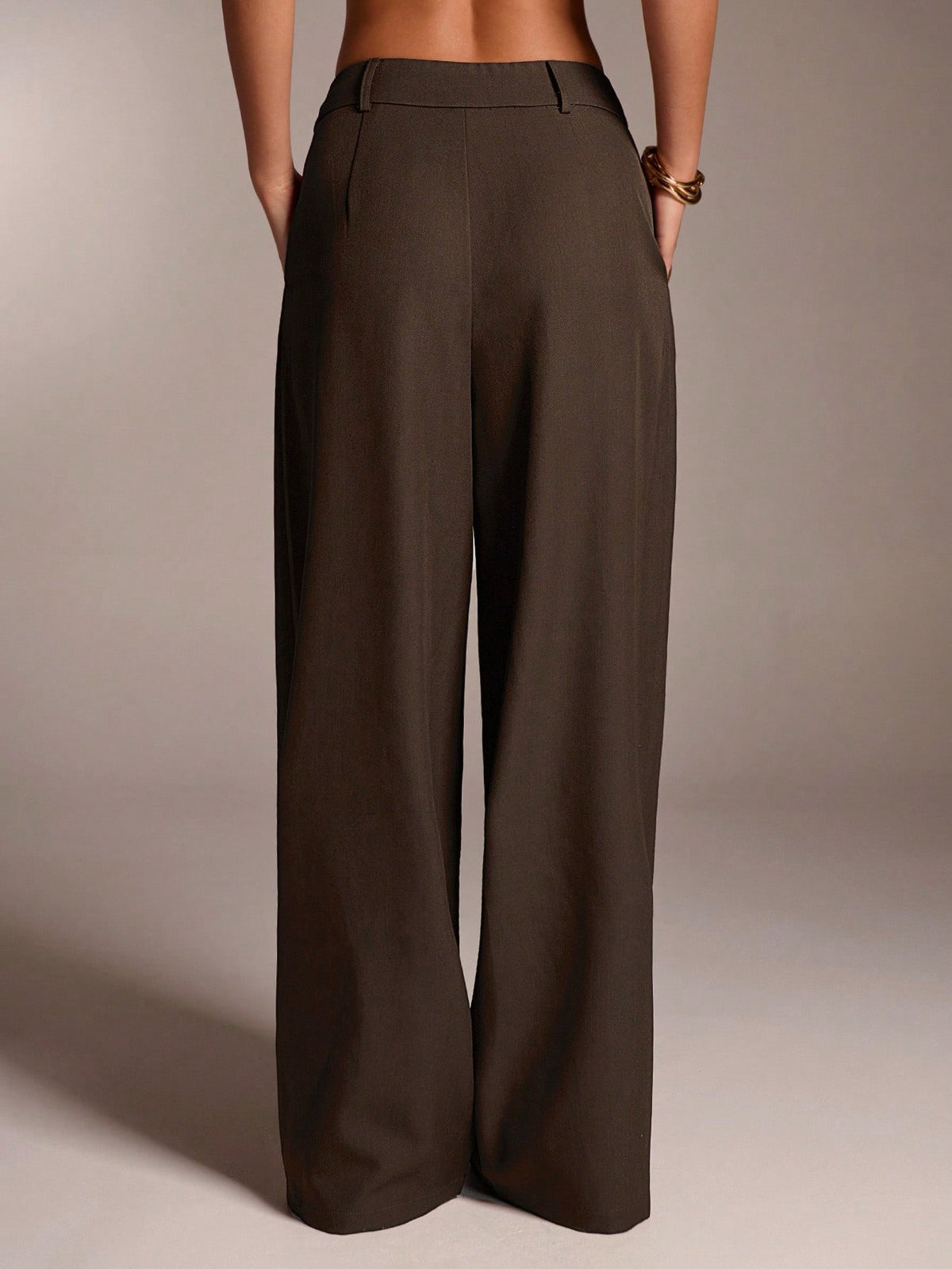 Avantive Women Navy Blue Winter Oversized Office Wide Leg Palazzo Pants,Elegant Business Casual Straight Leg Trousers,Vintage Y2k Streetwear Fashion Clothes