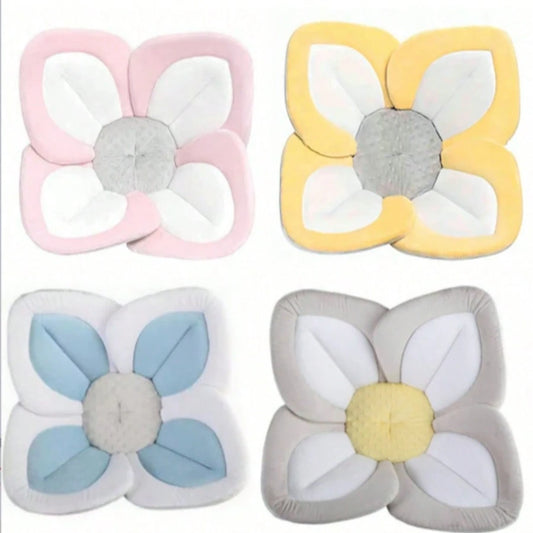 Baby Bath Mat, Newborn Flower Bath Mat, Sunflower Sink Wash Face Pad