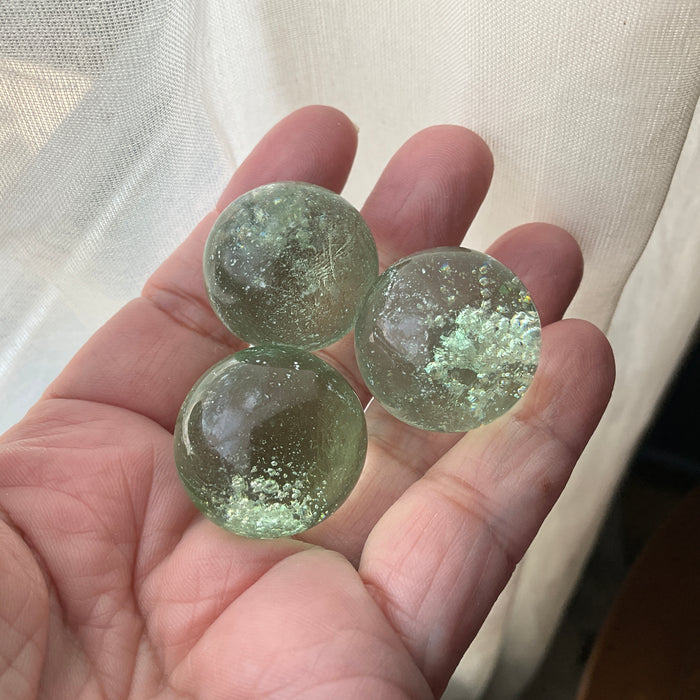 Baby Blue Obsidian Spheres