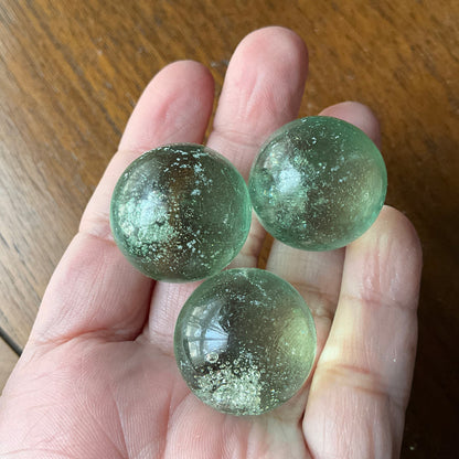 Baby Blue Obsidian Spheres