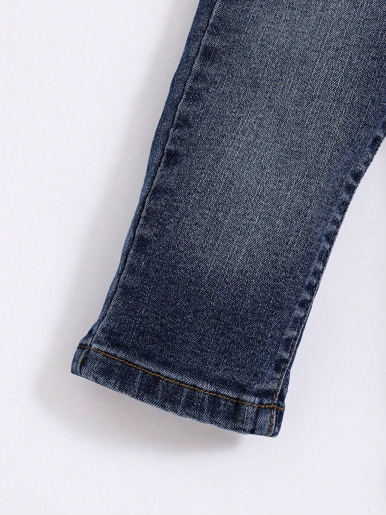 Baby Boy's Straight Leg Jeans, Casual & Simple, Suitable For Fall & Winter