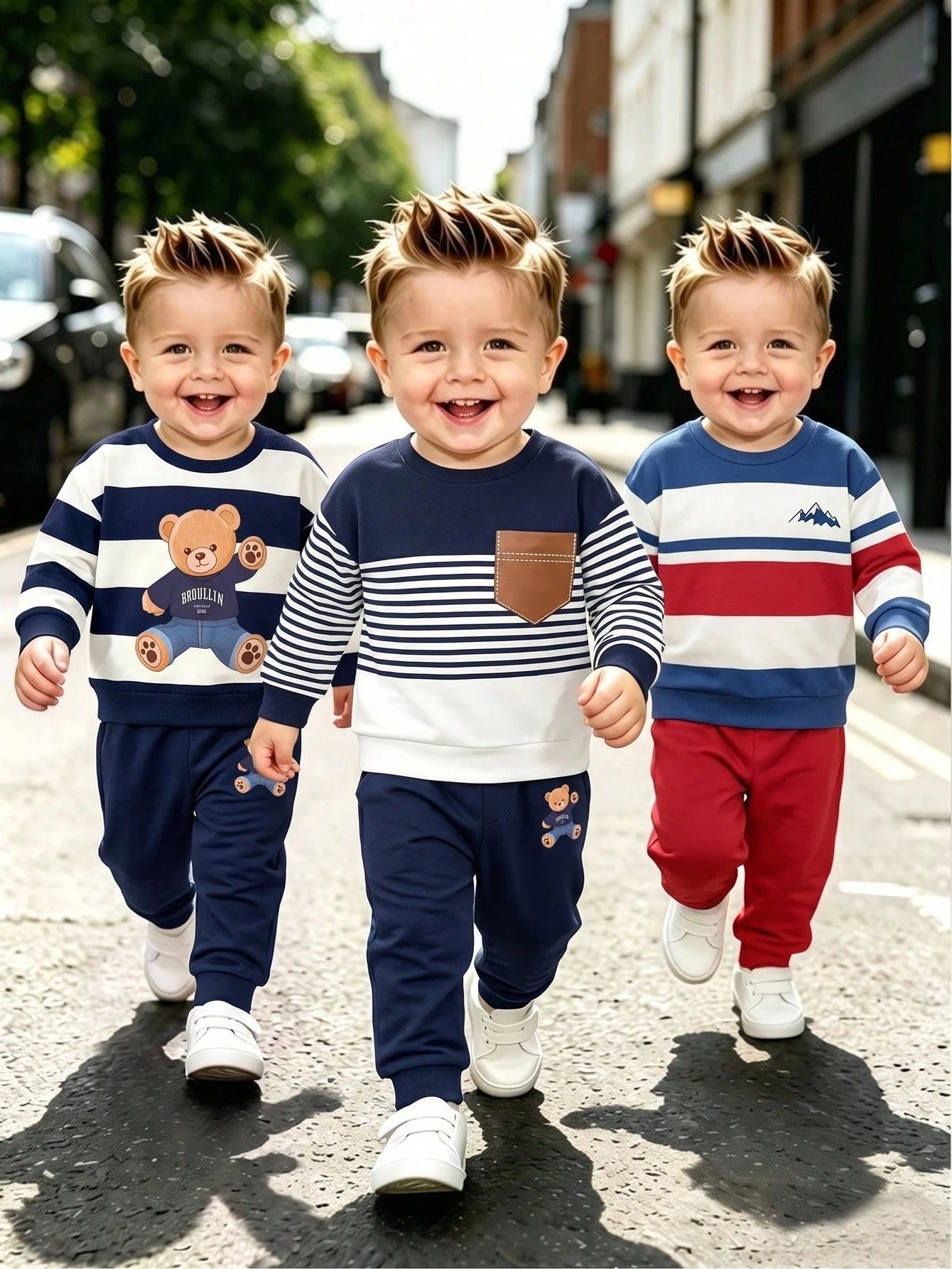 Baby Boys Infant Round Neck Casual Comfortable Outfit