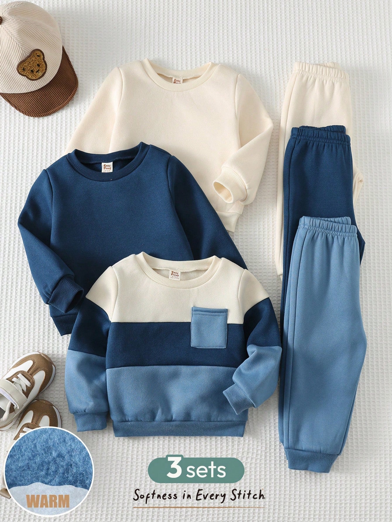 Baby Boys Infant Round Neck Casual Comfortable Outfit