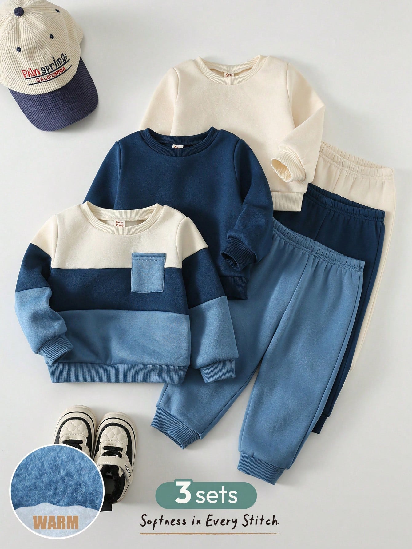 Baby Boys Infant Round Neck Casual Comfortable Outfit