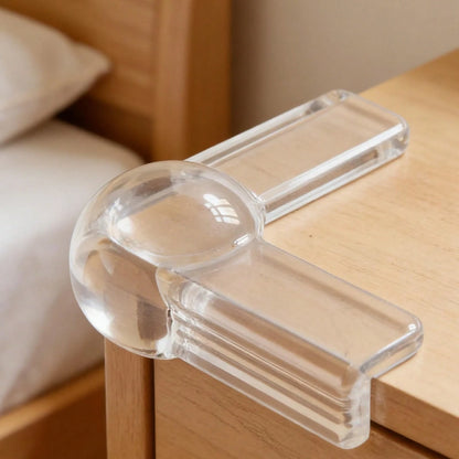 Baby Corner And Edge Protectors 4/6/8/10/12pcs Table Corner Covers Baby Safety| Silicone Corner Guards Transparent Coffee Table Sharp Corner Protection Children Corner Guards Furniture Rubber Edge Pr