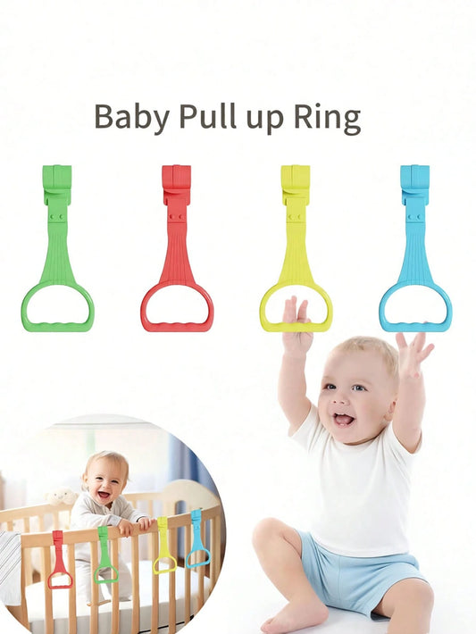 Baby Crib Pull Up Rings, Playpen Accessories For Toddlers, Standing And Walking Training Handrails, Baby Pull Up Rings For Exercise And Development