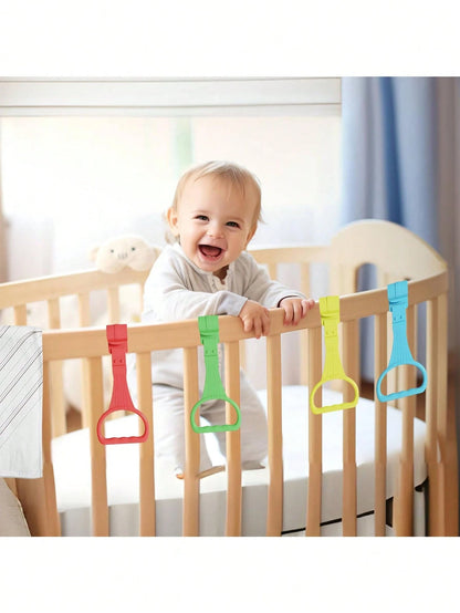 Baby Crib Pull Up Rings, Playpen Accessories For Toddlers, Standing And Walking Training Handrails, Baby Pull Up Rings For Exercise And Development