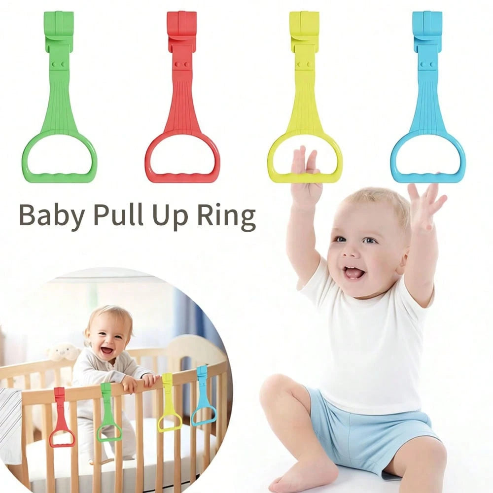 Baby Crib Pull Up Rings, Playpen Accessories For Toddlers, Standing And Walking Training Handrails, Baby Pull Up Rings For Exercise And Development