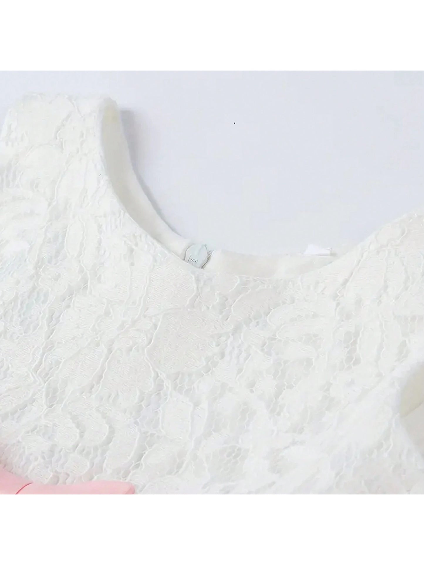 Baby Girl's Lace Bow Princess Dress For Baby Girl First Birthday Dress