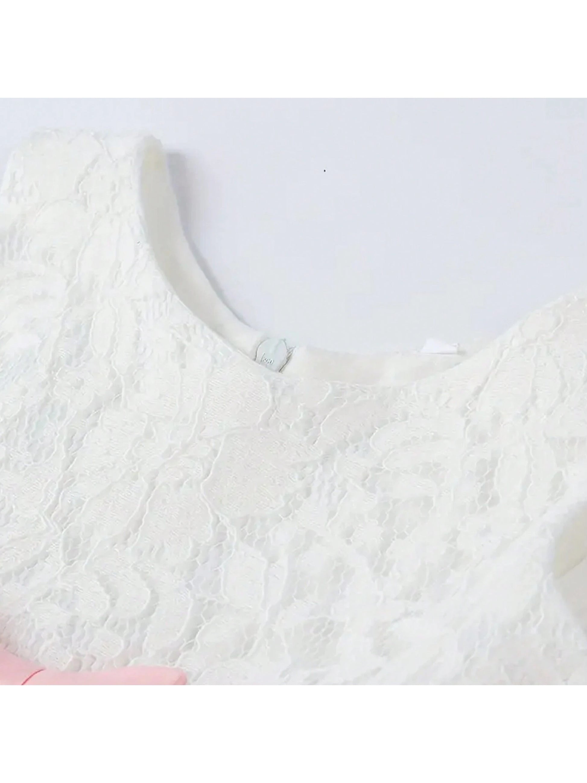 Baby Girl's Lace Bow Princess Dress For Baby Girl First Birthday Dress