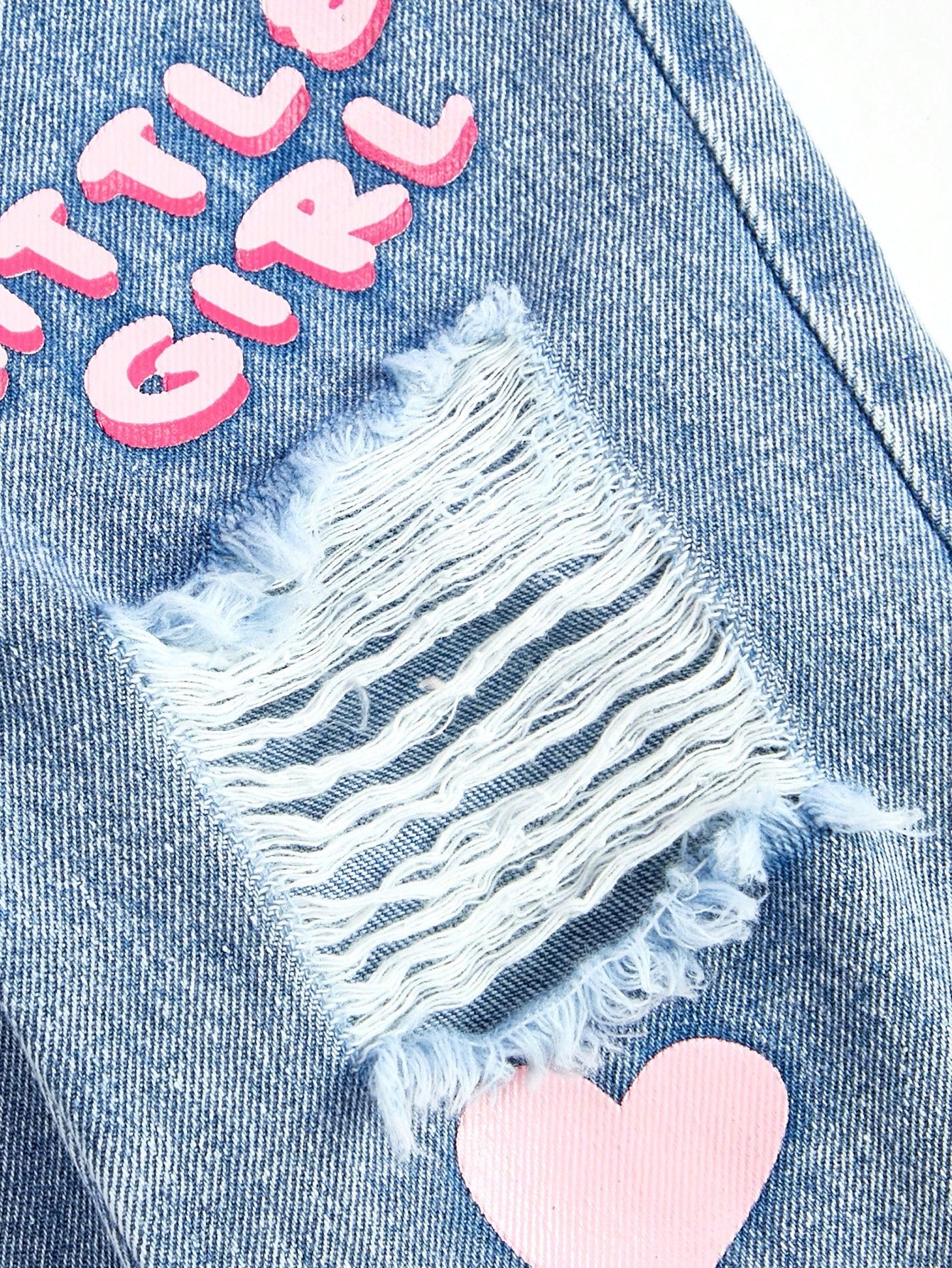 Baby Girls' Denim Overalls,Light Blue Floral Cute School Autumn Casual Personalized Loose Fit Adjustable Bib Pants,Soft Comfortable Cotton Fabric