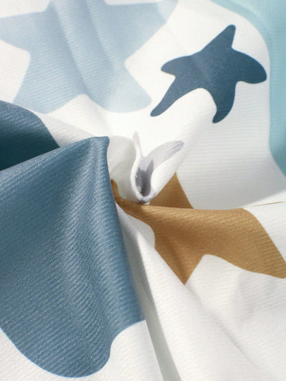 Baby Milestone Blanket With Rainbow & Star Prints