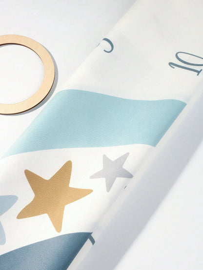 Baby Milestone Blanket With Rainbow & Star Prints