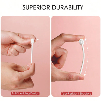 Baby Tongue Cleaner, Newborn Toothbrush, Disposable Infant Toothbrush Clean Mouth,Gauze Gum Cleaner Oral Cleaning Stick Dental Care For 0-36 Month