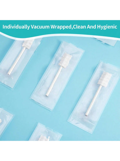 Baby Tongue Cleaner, Newborn Toothbrush, Disposable Infant Toothbrush Clean Mouth,Gauze Gum Cleaner Oral Cleaning Stick Dental Care For 0-36 Month