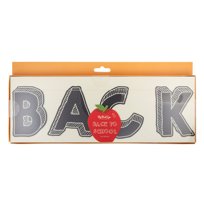 Back to School Banner Garland