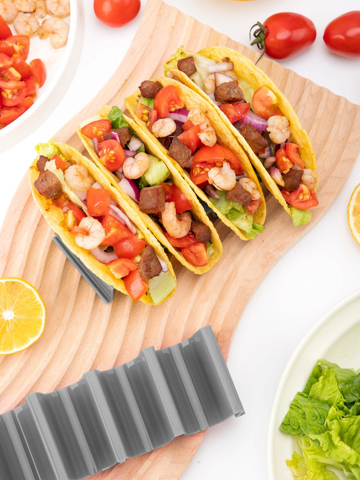 Basic living 1PC Mini Multi-Grid Taco Holder