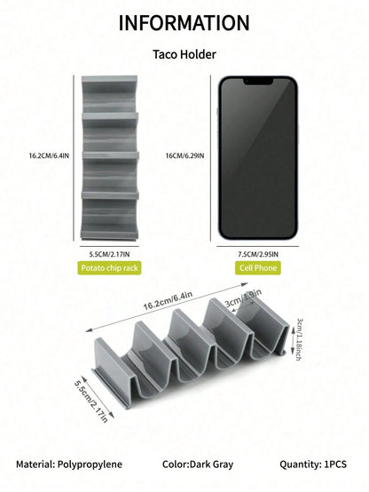 Basic living 1PC Mini Multi-Grid Taco Holder