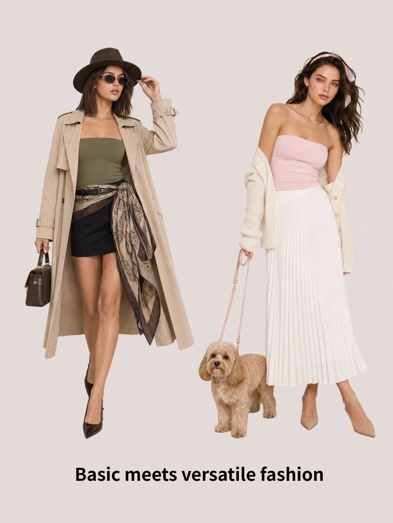BASICS Women's Solid Color Strapless Slim Fit Casual Basic Minimalist Modest Top Daytime All White Summer Coming Home Everyday Holiday Office Night Out House