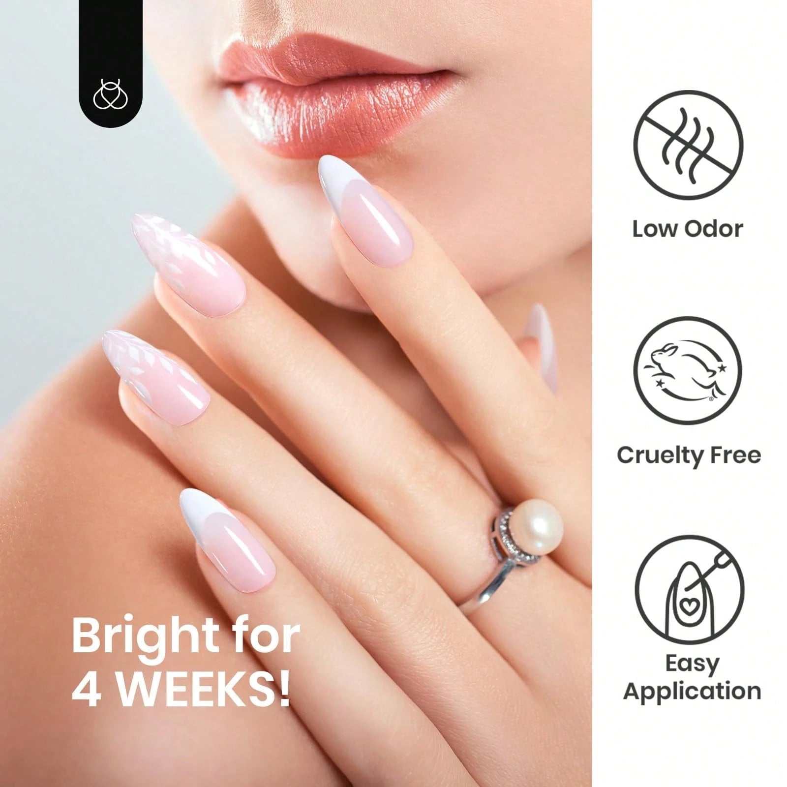 Beetles 1Pcs 7ml White Gel Liner Nail Polish, Swirl Nail Art & Classic White French Tip Design, Soak Off UV Gel Manicure Paint For Salon & DIY Use