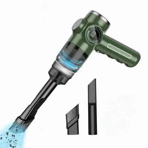 belibuy Powerful Handheld Mini Vacuum Cleaner With Digital Display, Type-C Fast Charging, Washable Filter, And Portable Design. Suitable For Quickly Cleaning Dust And Debris In Cars, Homes, And Office