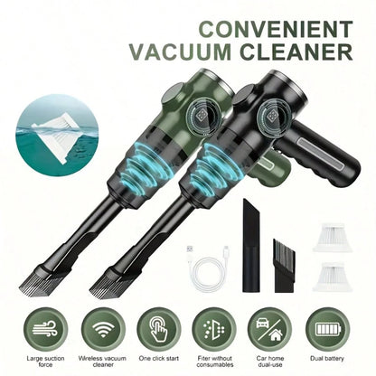 belibuy This Portable Mini Car Vacuum Cleaner Boasts A Powerful 3500PA Suction, A Digital Display, USB Charging, And A Washable Filter. Suitable For Cleaning Cars, Crevices, And Pets. A Truly Useful C