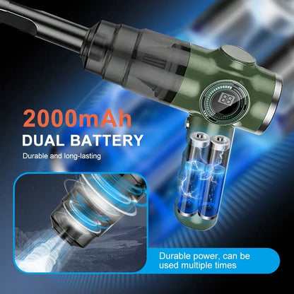 belibuy This Portable Mini Car Vacuum Cleaner Boasts A Powerful 3500PA Suction, A Digital Display, USB Charging, And A Washable Filter. Suitable For Cleaning Cars, Crevices, And Pets. A Truly Useful C