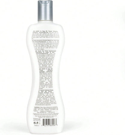 BioSilk For Dogs Silk Therapy Dog Detangling Conditioner, Dog Coat Conditioner To Help Smooth Knots And Tangles And Support Soft Manageable Coats During Routine Grooming, 12 Fl Oz