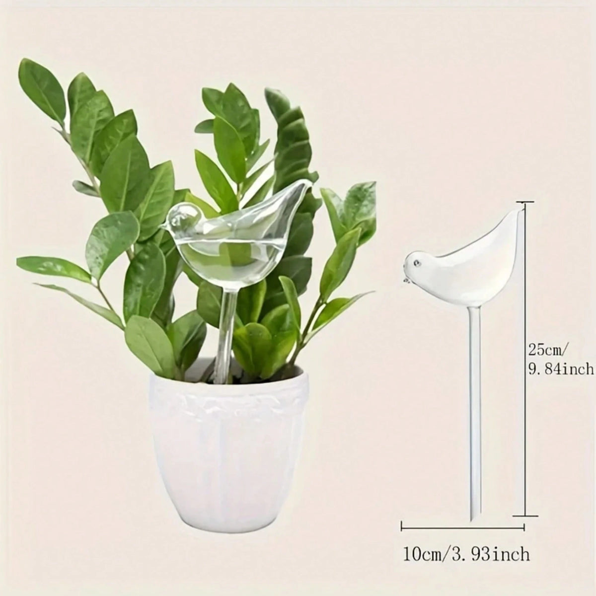 Bird-Shaped Self-Watering Globes, Automatic Plant Watering System For Indoor & Outdoor Gardens, Home Gardening Tools, No Electricity Needed, Ideal For Succulents & Flowers, Automatic Drip Irrigation E