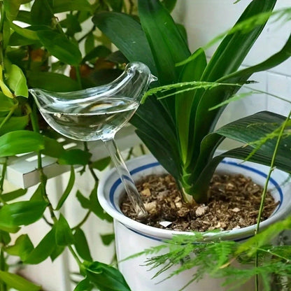 Bird-Shaped Self-Watering Globes, Automatic Plant Watering System For Indoor & Outdoor Gardens, Home Gardening Tools, No Electricity Needed, Ideal For Succulents & Flowers, Automatic Drip Irrigation E
