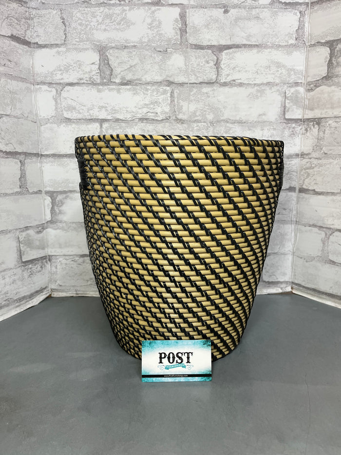 Black and Beige Plant Holder Plant Stand